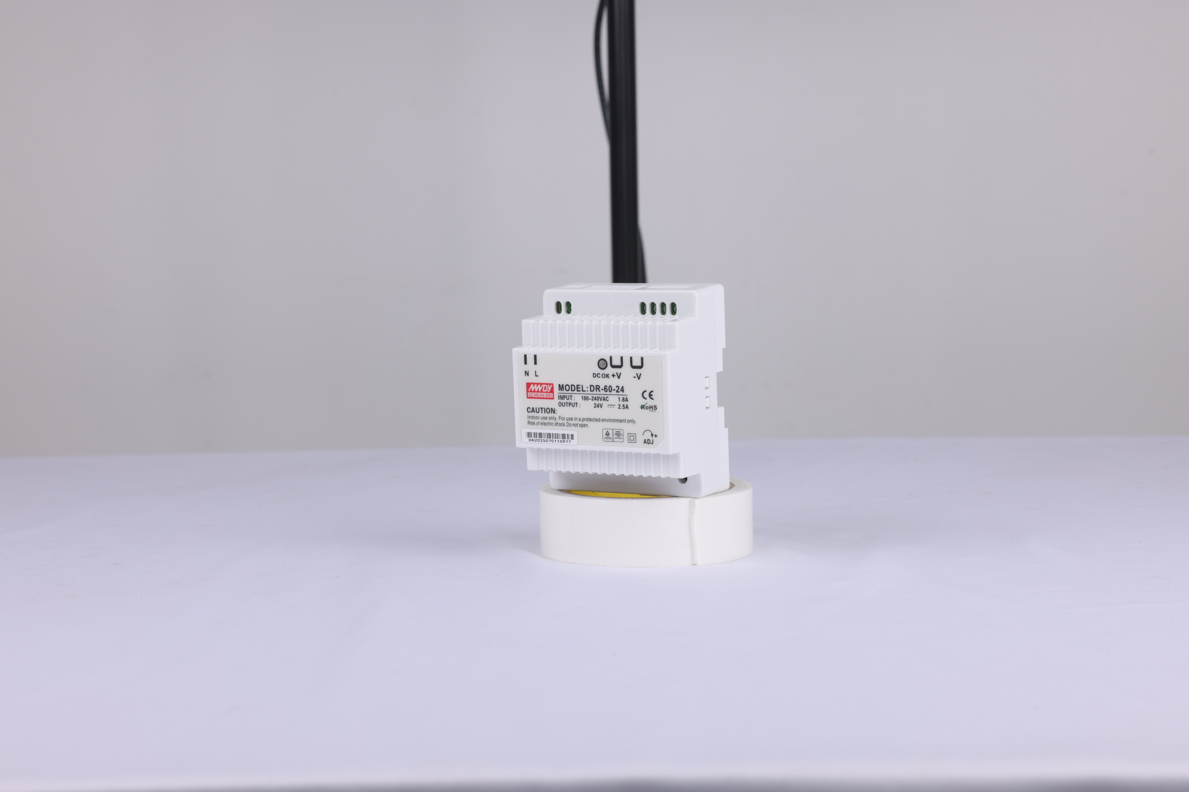 DR-60-24 switching power supply product and label photo